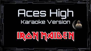 Iron Maiden • Aces High (CC Karaoke / Instrumental) [UVR]