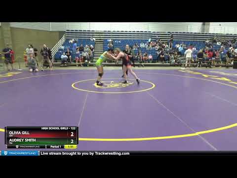 122 Lbs Champ. Round 1 - Olivia Gill, OH Vs Audrey Smith, TN C5c7