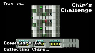 This is Chips Challenge for the Commodore 64