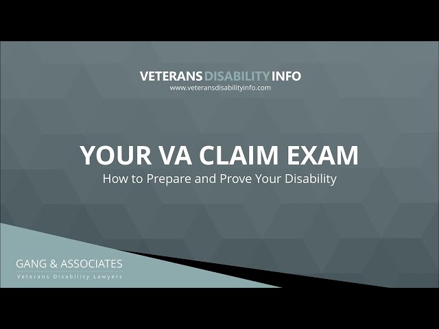 Your VA Claim Exam