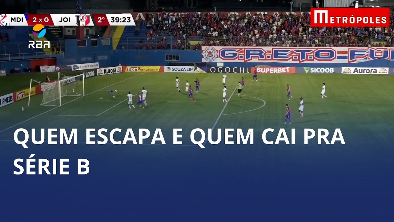 Marcílio Dias escapa. Carlos Renaux, Figueirense e JEC caem para a Série B