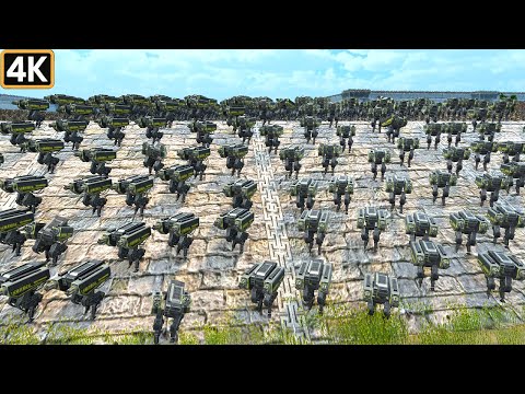 4,000,000 MONSTERS vs T45 Elite,  MINIGUNS & Shotgun!! UEBS 2 MASSIVE Battle