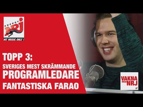 Farao: Topp 3 Sverige mest skrämmande programledare - VAKNA MED NRJ