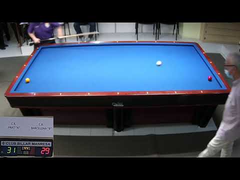 SEMIFINALLLIGA CATALANA 3 BANDES CB PRAT A-CB BARCELONA ( JUAN MANUEL MARQUEZ-RAMON ARBIOL)