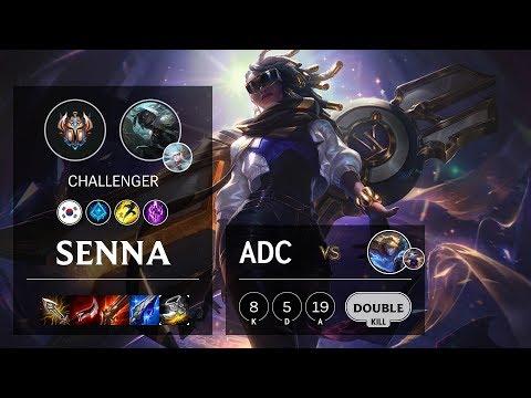 Senna ADC vs Ezreal - KR Challenger Patch 10.5