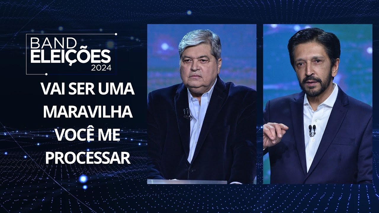 Datena e Nunes trocam acusações durante debate