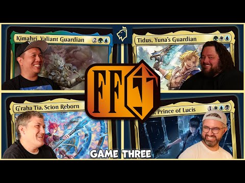 Tidus vs Noctis vs G'raha vs Kimahri | Final Fantasy Commander Gameplay MTG