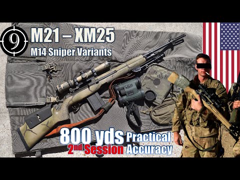 M21 [M14 Sniper Variant] to 800yds: Practical Accuracy (XM21 | M14 SSR | XM25 | M25 SWS)