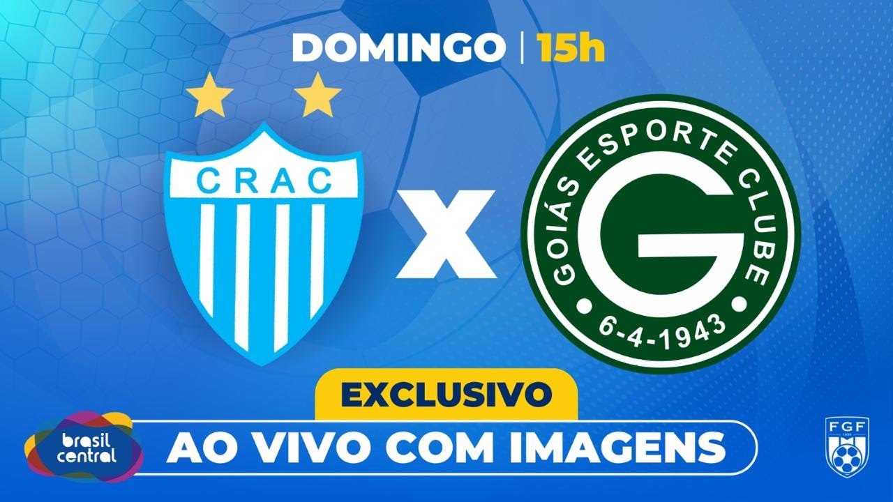 CRAC X GOIÁS | AO VIVO COM IMAGENS | GOIANÃO 2025 NA TBC | 02/03/2025