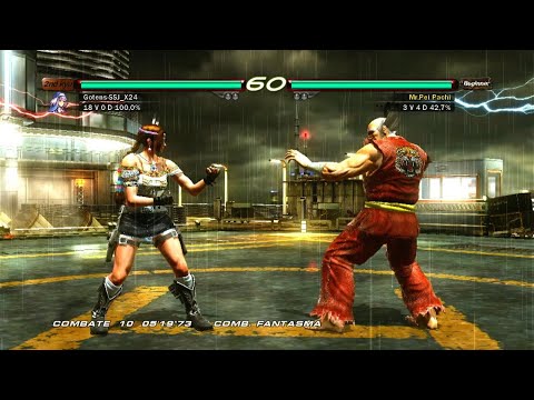 04 Julia Chan VS Heihachi Mishima - Tekken 6 ( Uchiha x24 ) Gameplay PS3
