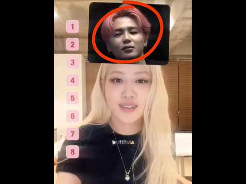Rosé choose jimin😱👀 #jimin #rosé #jirosé #bts #blackpink #vsoo #liskook #shorts