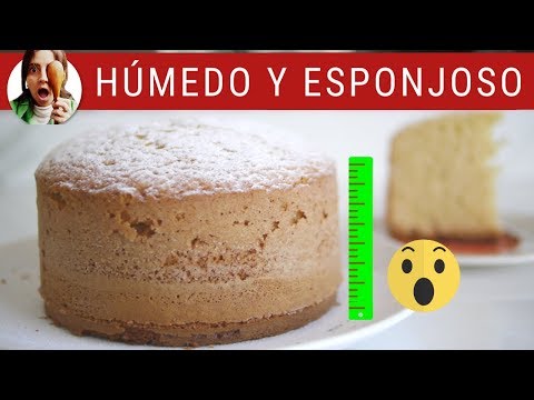 BASIC SPONGE CAKE - foolproof! (Spanish)