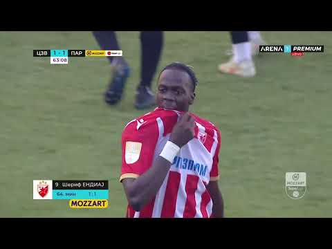 MOZZART BET SUPERLIGA SRBIJE (plej-of, 1.kolo): Crvena zvezda - Partizan 2:1 / 12.04.2025.