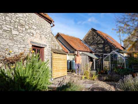 Designing and planning the new garden - planting beds, sowing seeds, repotting house plants + more