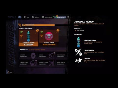 THPS 1+2: Speed Run School II under 1 Minute & 30 Seconds