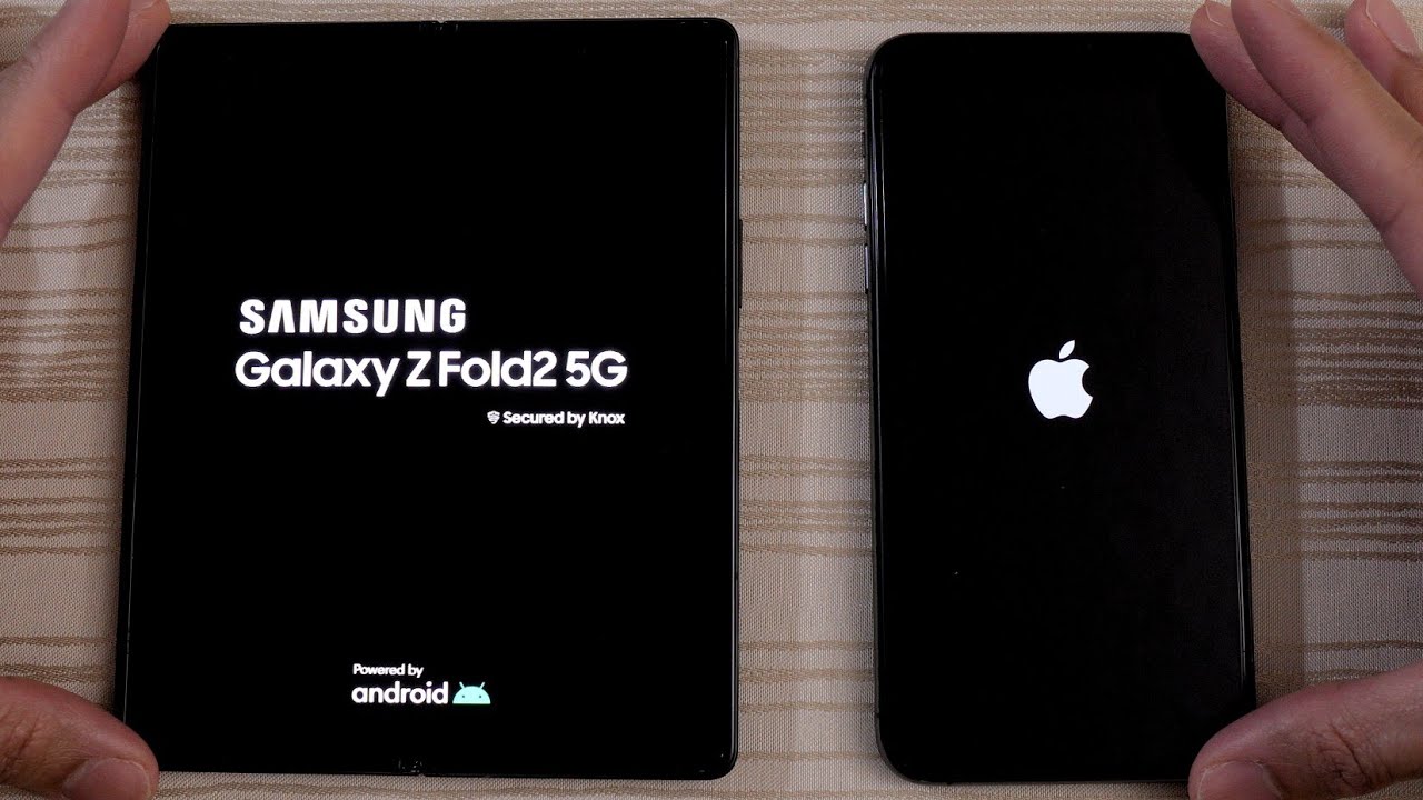 Samsung Galaxy Z Fold 2 vs iPhone 11 Pro Max SPEED TEST!