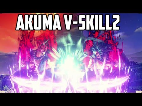 [SFV:CE] Akuma New V-Skill 2 Combos