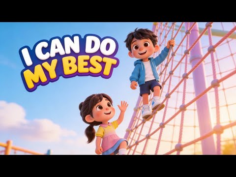 I Can Do My Best | Kids Confidence Song | Growth Mindset Song for Children