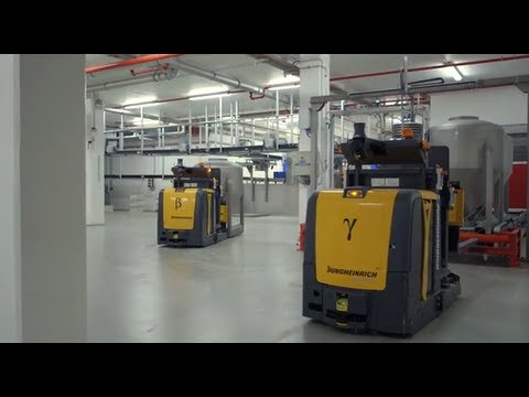 Jungheinrich Automated Guided Vehicles at AVO spice specialists