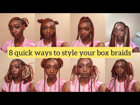 HOW TO: style box-braids| y2k inspired| quick and...
