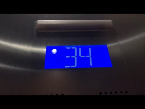 Slow Otis Compass Plus traction elevators @ The D Downtown Las Vegas, NV