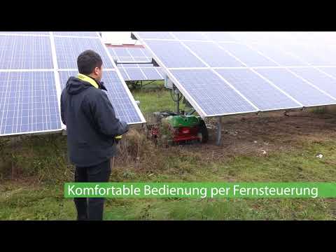 AGRIA 9500  hybridná diaľkovo ovládaná  svahová kosačka na pásovom podvozku