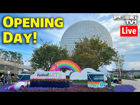 🔴Live: Friday Night Live - Epcot Festival of the Arts Opening Day 2025 - Walt Disney World