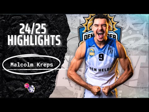 Malcolm Kreps Highlights 2024/25 || BNXT League || Den Helder Suns