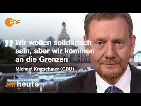 Asylpolitik: Kretschmer fordert Obergrenze bei Asylanträgen | ZDF-Morgenmagazin