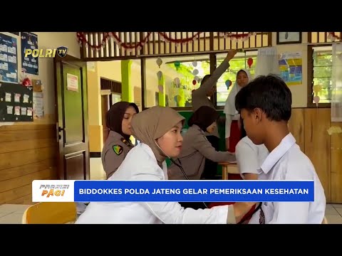 BIDDOKKES POLDA JATENG GELAR PEMERIKSAAN KESEHATAN DI SEKOLAH KEMALA BHAYANGKARI