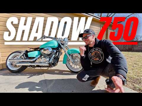The Honda Shadow 750 is THE BEST, let me show you