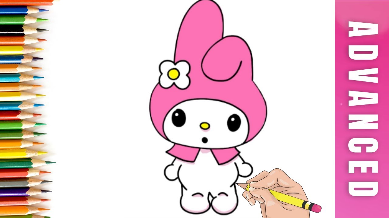 How To Draw My Melody for Kids