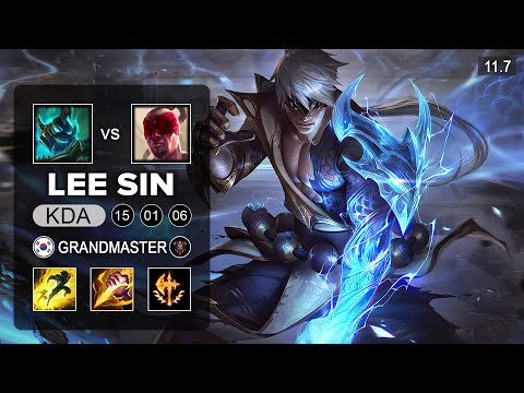 Tarzan Lee Sin Jungle vs Hecarim - KR Grandmaster Patch 11.7