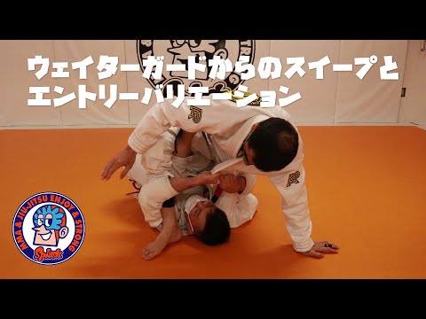 ウェイターガードからのスイープと入り方