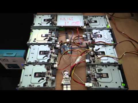 Thunder Force IV - Intro - On 8 Floppy Drives