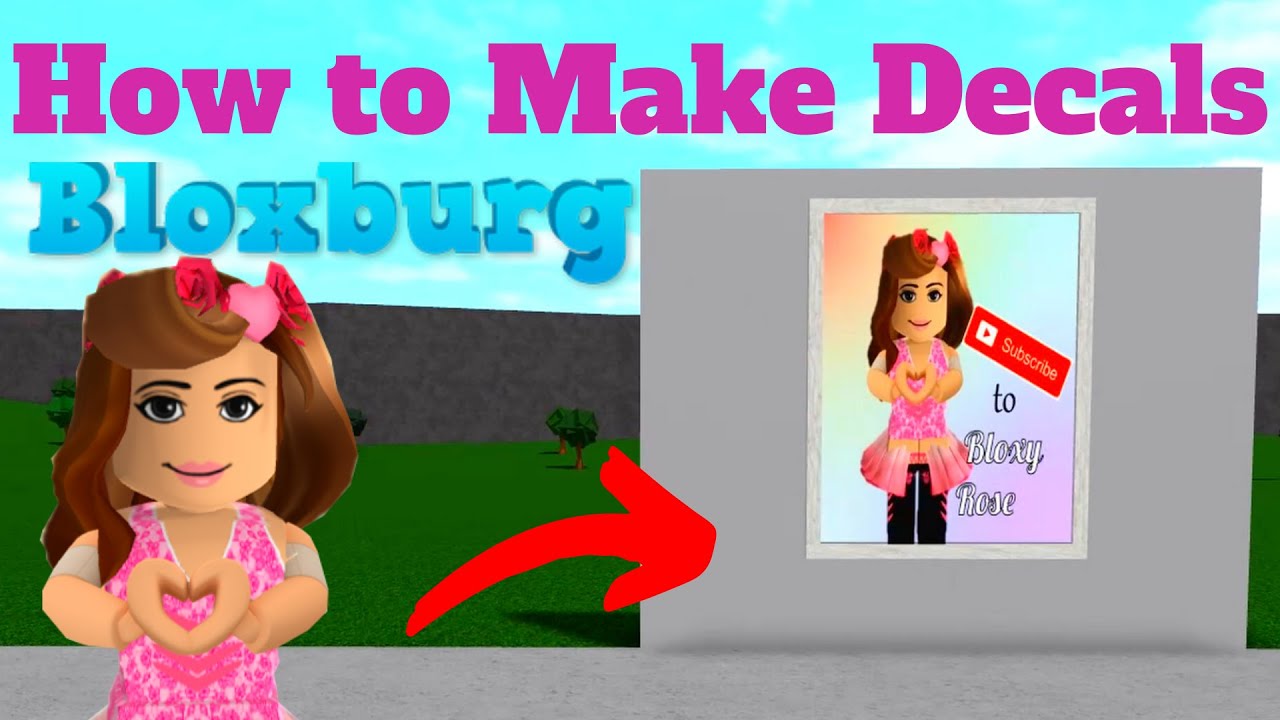 How to Make Decals for Bloxburg - Bloxburg Build Tips