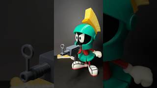 3D-Printed Marvin The Martian. #3dprinting #looneytunes #shorts