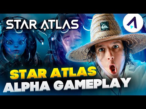 STAR ATLAS ALPHA GAMEPLAY WALKTHROUGH - PLAY TO EARN METAVERSE