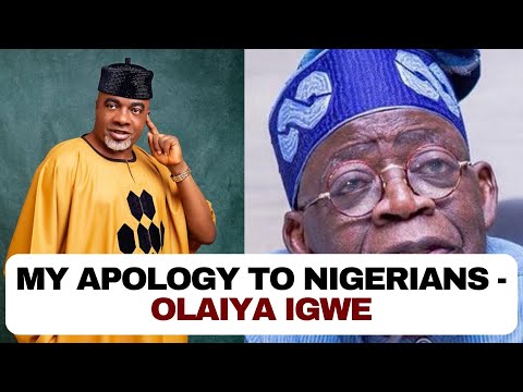 Please accept my apology on Tinubu, Olaiya Igwe begs Nigerians, sends a strong message to PBAT