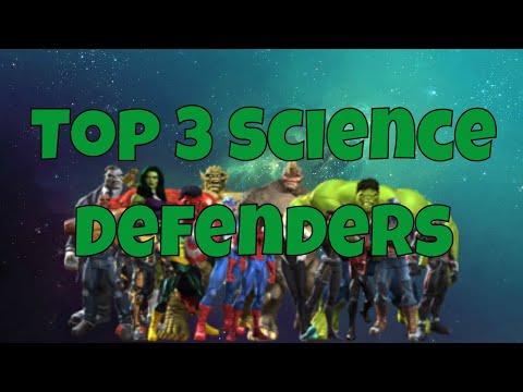 Top 3 Science Defenders  l  Marvel Contest Of Champions