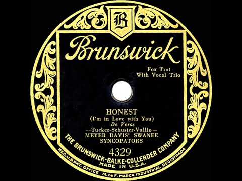 1929 Meyer Davis Orch. - Honest (I’m In Love With You) (vocal trio: S. Lambert, S. Ballew and ?)
