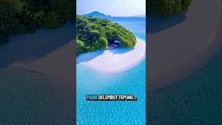 Download lagu Pantai Ini Bikin Mau Liburan! Laut Biru & Pasir Putih Seindah Mimpi mp3
