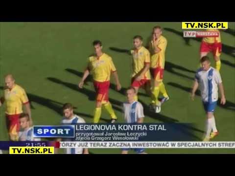 tv.nsk.pl 2013-08-03 Legionovia Legionowo - Stal Mielec 1-2 (0-1) bramki relacja