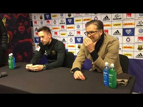 Presskonferens efter ÖFK AIK