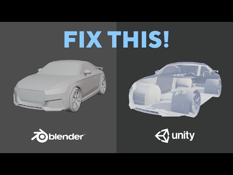 How To Fix Flipped Normals In Blender & Unity