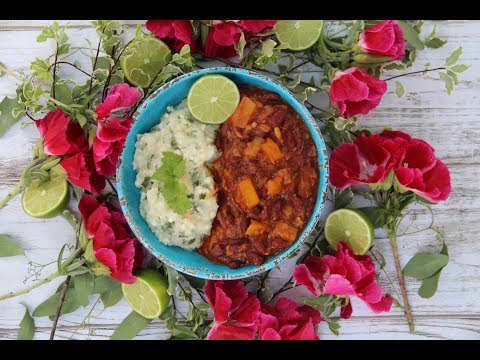Mango BBQ Beans / Mashed Yuca with Cilantro & Lime | Christina's Kitchen: Global Book - ISLAND