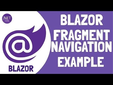 Blazor Fragment Navigation Example