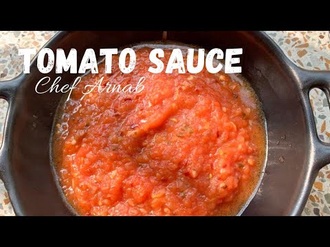 Instant Tomato Sauce | Simplified Recipe | Chef Arnab