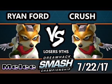 DHATL 17 Melee - ERG | Ryan Ford (Fox) Vs. EGTV.Crush (Fox) SSBM Singles L9th
