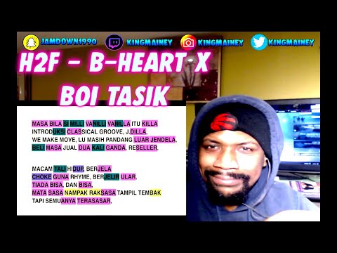 (MALAYSIAN)H2F - B-Heart X Boi Tasik (Prod by. Izz4d)REACTION!!